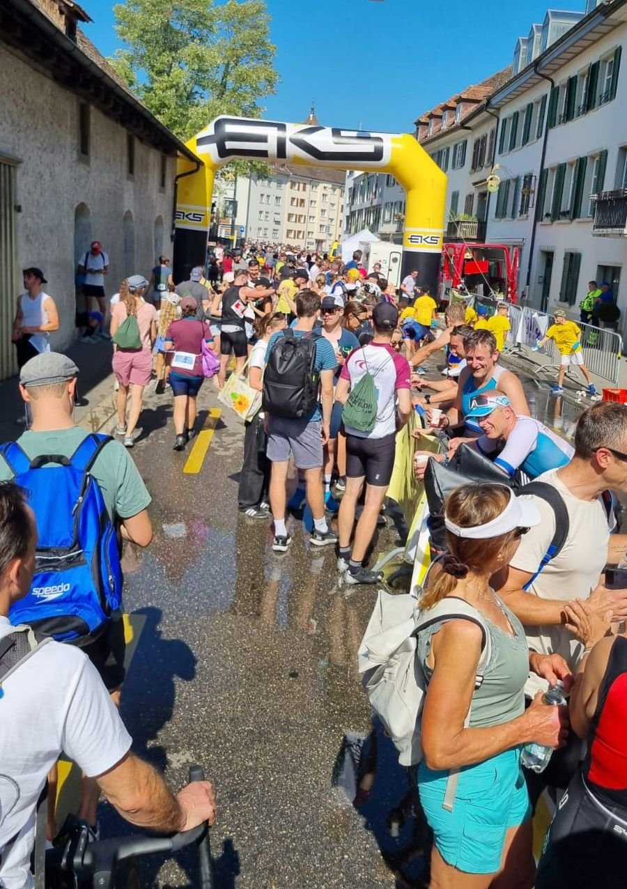 Triathlon Schaffhausen, Zuschauer an der Zieline